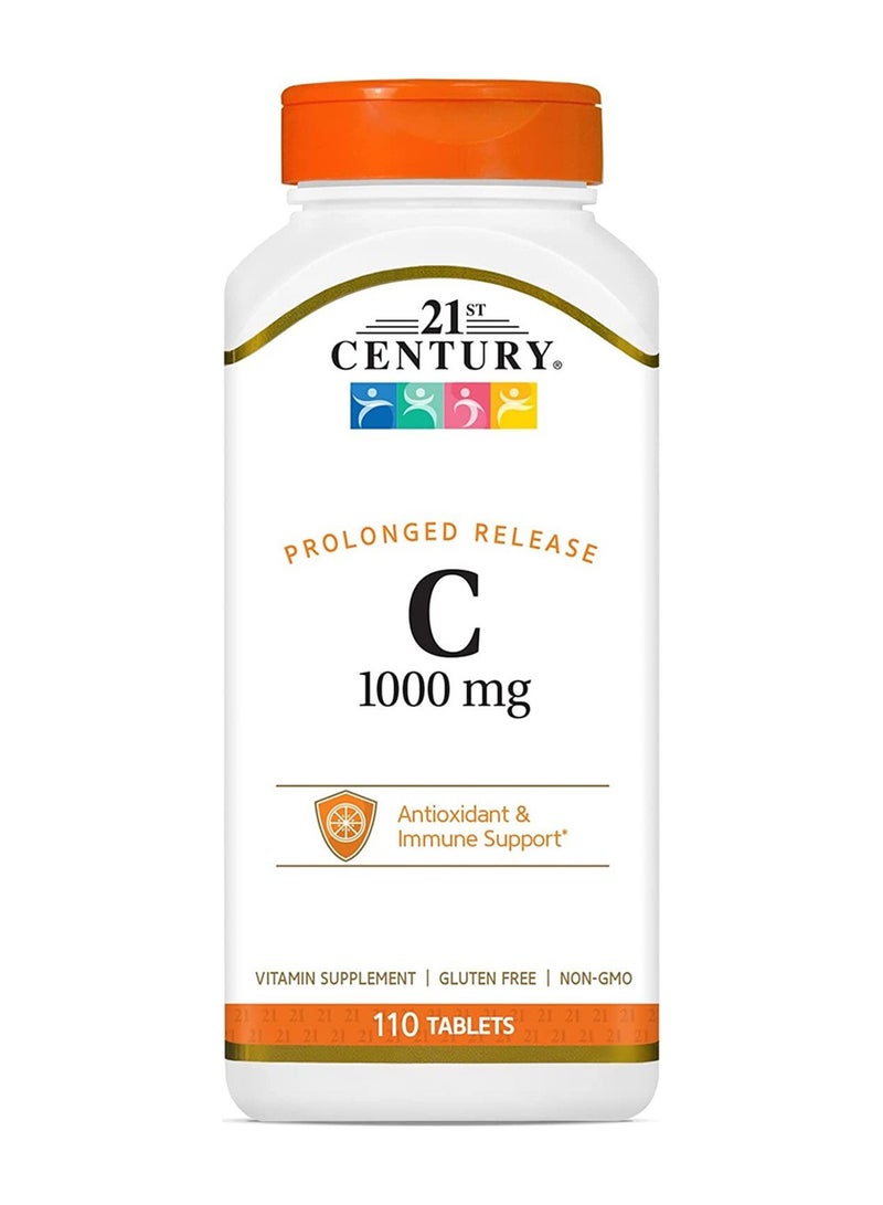 21st Century Vitamin C, with Rose Hips, 1000 mg, 110 Tablets - Image 1